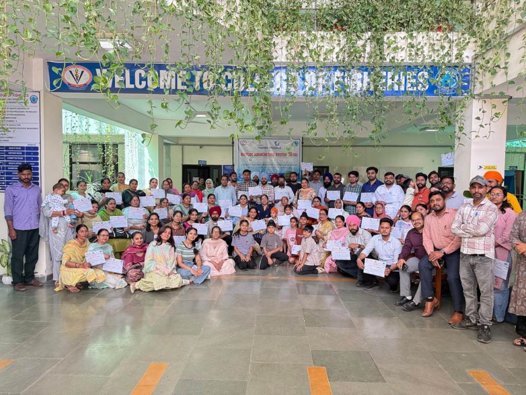 Biofloc Enthusiasts Trained at Vet Varsity